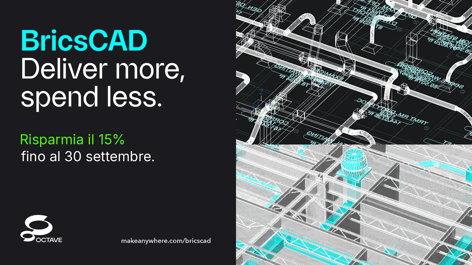 Promozione BricsCAD settembre 2026: risparmia il 15% sulle nuove licenze fino al 30 settembre